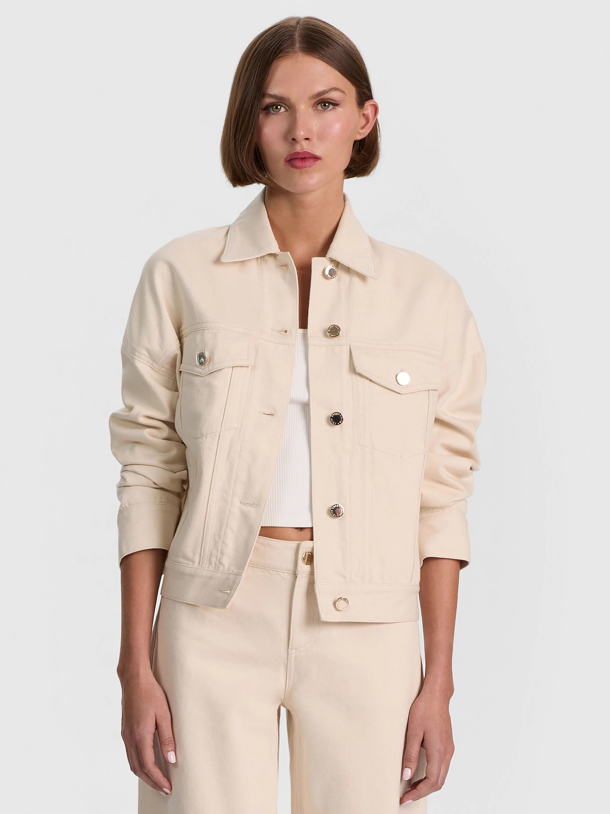 JESSE OVERSIZED DENIM JACKET | Alice + Olivia