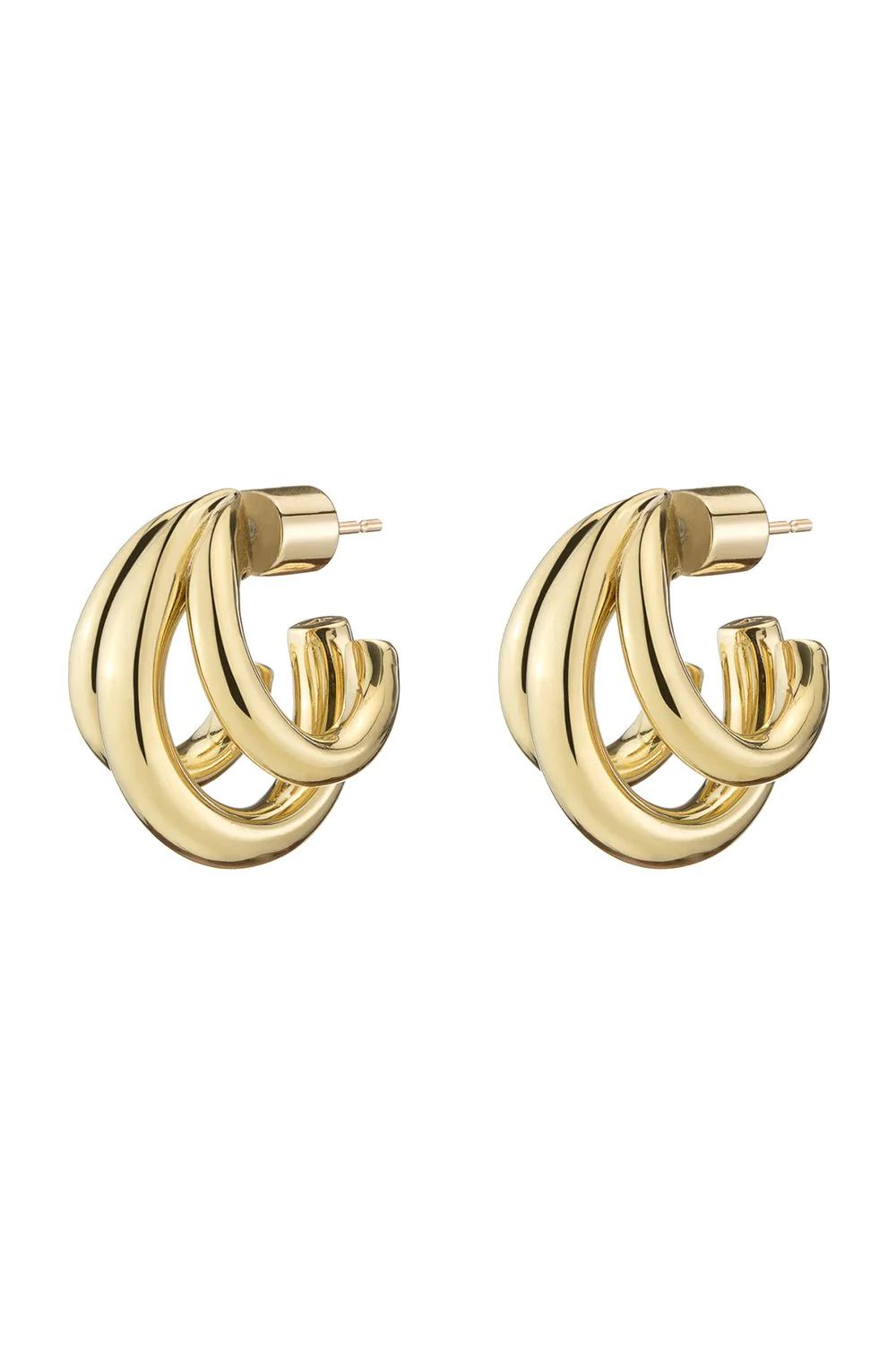 Triple Lilly Micro Huggie Earrings | Marissa Collections