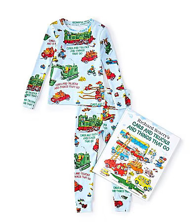 Books To Bed Little Boys 2-6 Cars Trucks Things That Go Pajamas Book Set - 2 | Dillard's