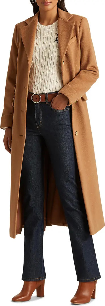 Wool Blend Longline Coat | Nordstrom