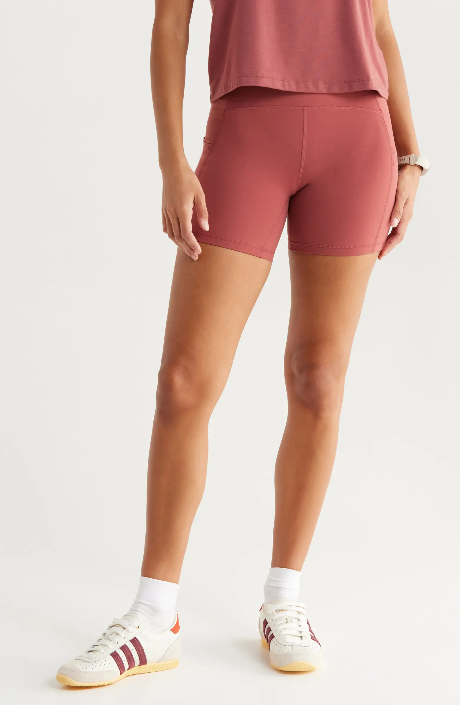 Zella Studio Luxe Pocket Bike Shorts | Nordstrom | Nordstrom