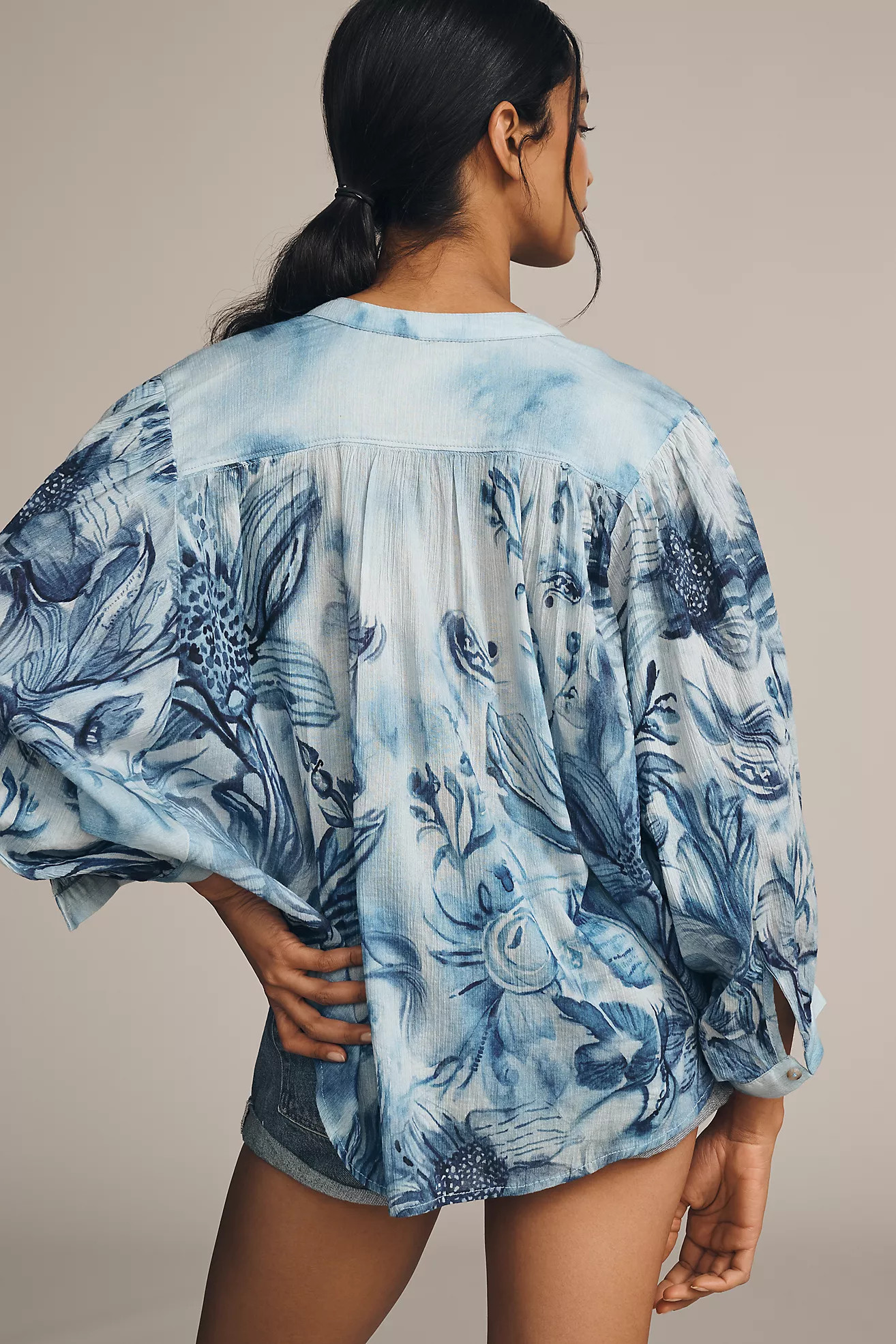 The Sidney Batwing Blouse by Pilcro | Anthropologie (US)