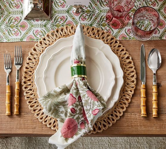 Natural Bamboo Flatware Sets | Pottery Barn (US)