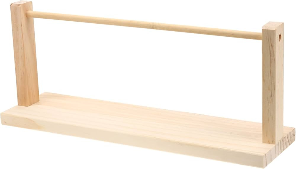 jojofuny Wire Rack Wood Bobbins Stand, Ribbon Storage Holder, Spool Storage Tool, for Rack Sewing... | Amazon (US)