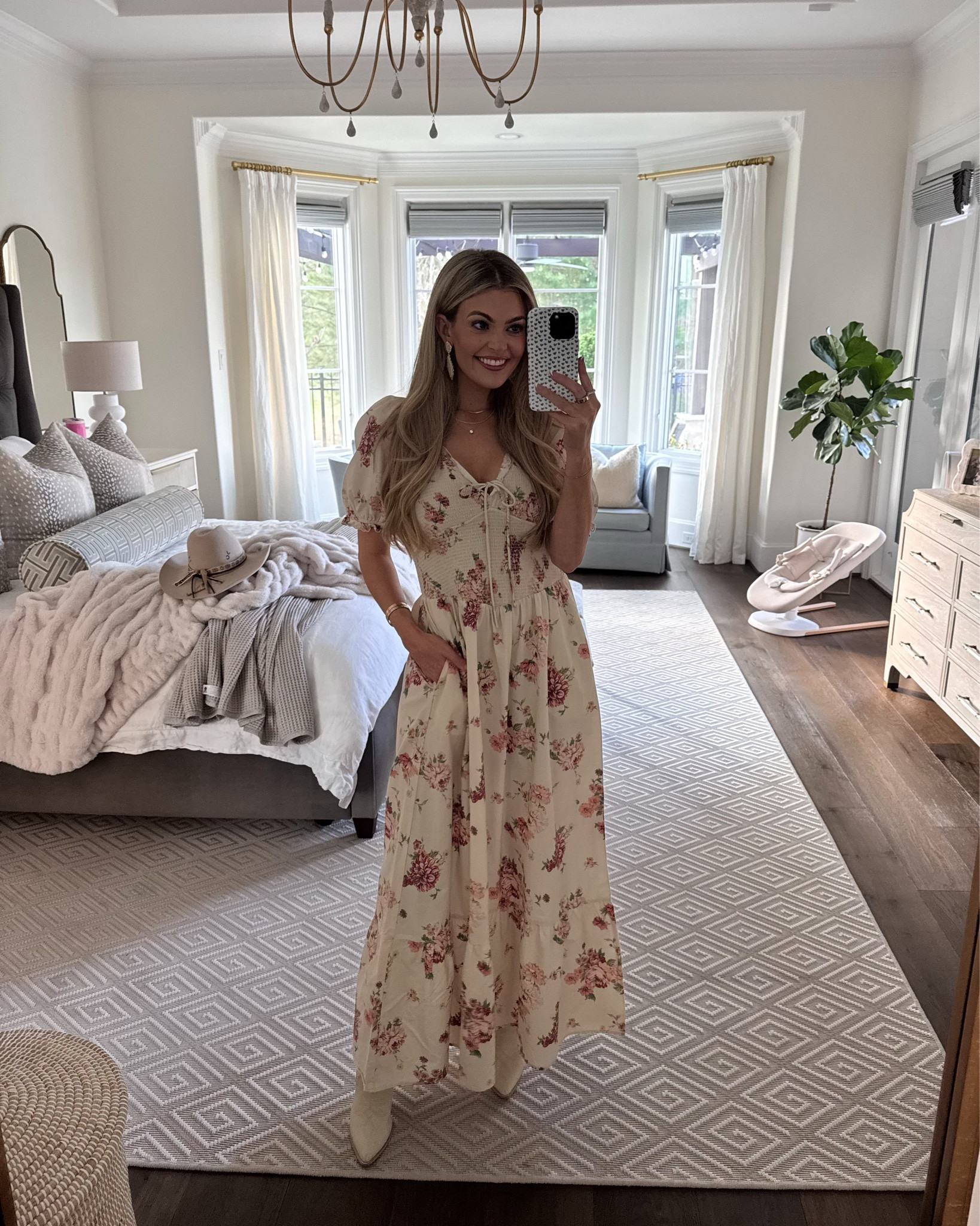 a little western outfit inspo for y’all 🤠 whether you are headed to the rodeo, a festival or country concert

(wearing size small in dress - could have done an XS. runs big!)   

electric picks code: JESS20

cowboy hat, houston rodeo, western look, target find, maxi dress, postpartum cowboy boots, affordable fashion

#LTKFestival #LTKootd