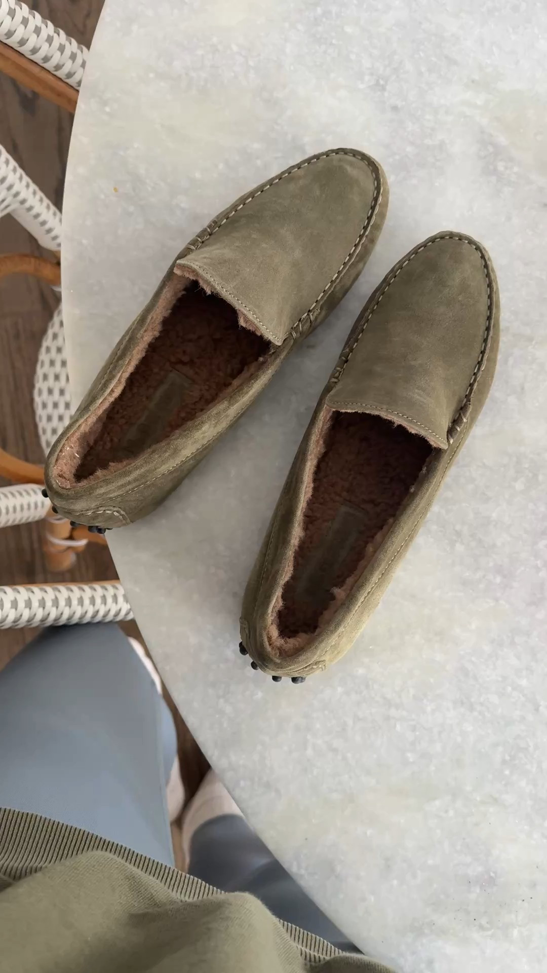 These suede and shearling loafers just arrived and are still on sale! Rub true to size, I LOVE the olive green but they come in a few colors and styles!

#LTKSaleAlert #LTKootd #LTKSeasonal