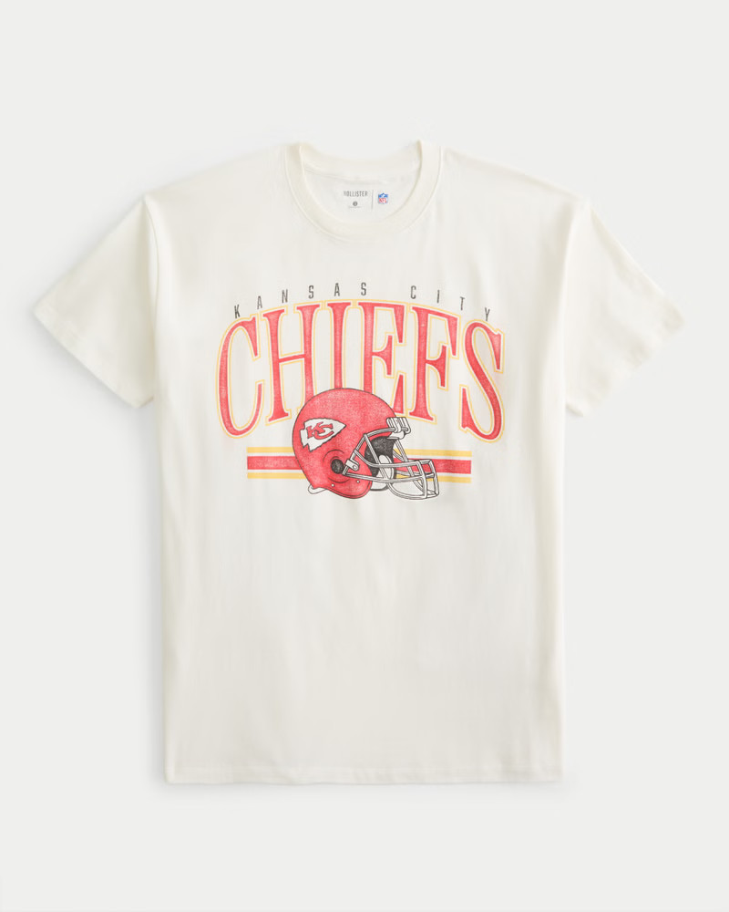 Oversized Kansas City Chiefs Graphic Tee | Hollister (US)