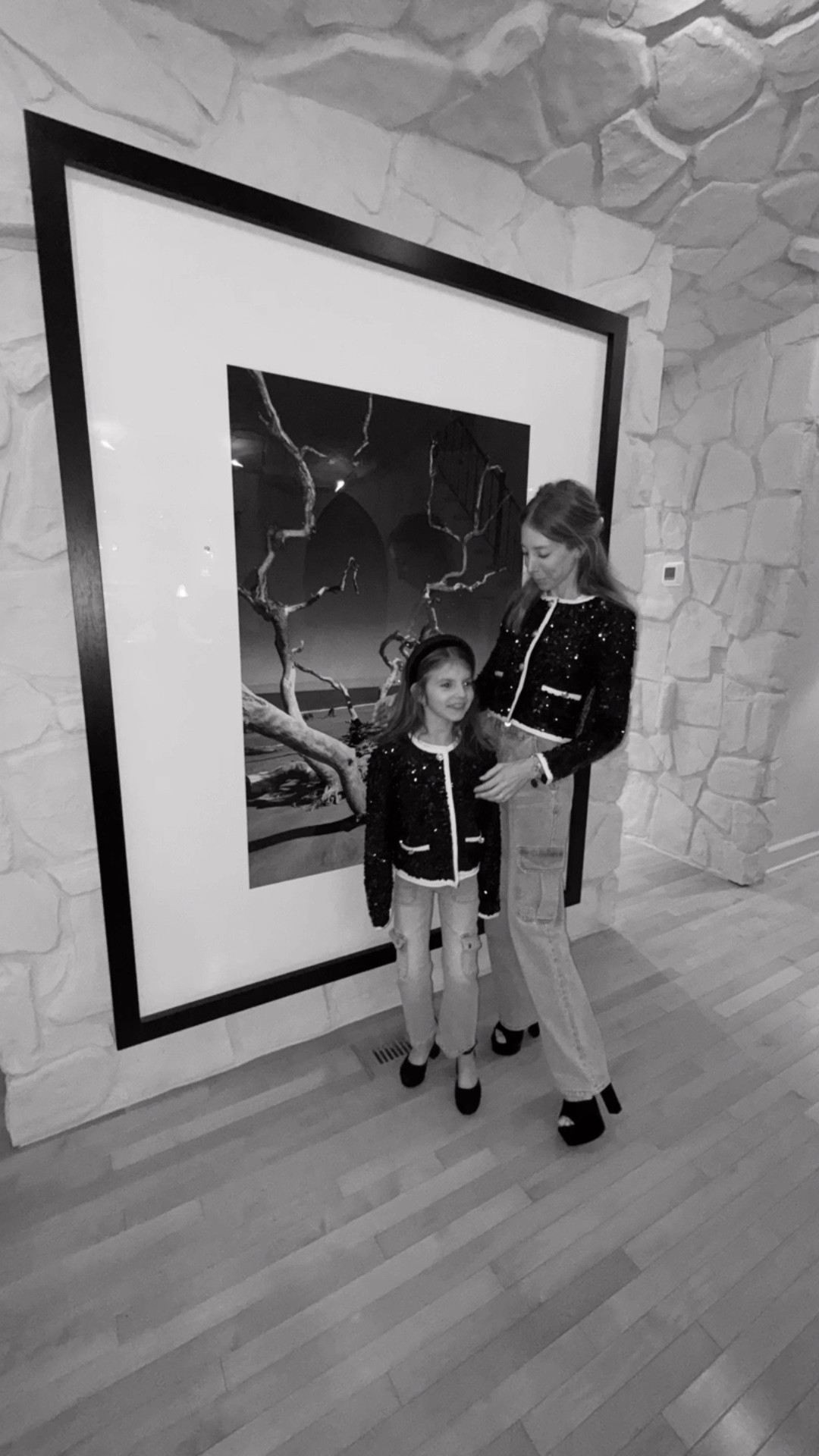 Our sequined jackets are 50% off! Kids and adult sizes - super precious and now under $60. 