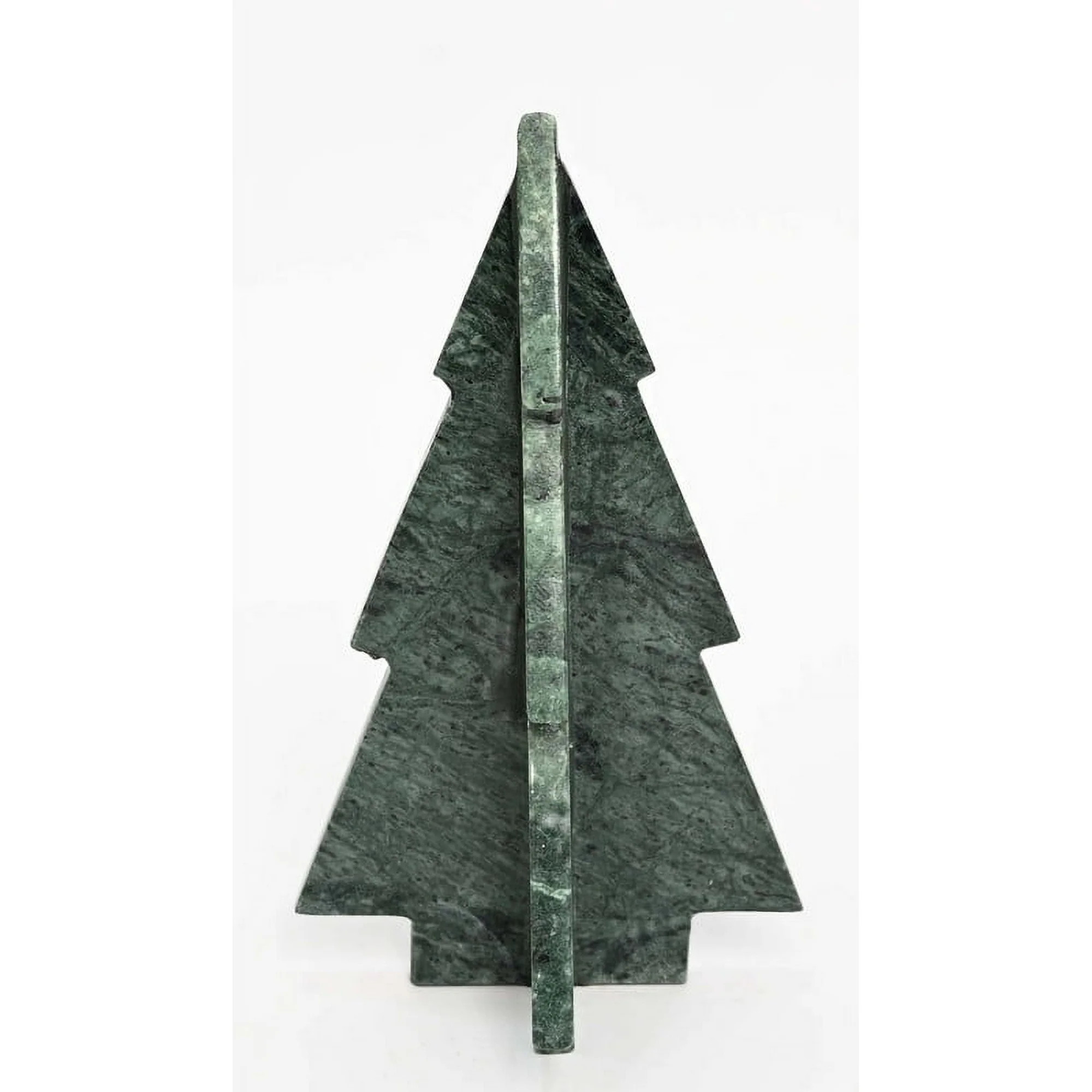 Large Marble Christmas Tree Tabletop Decoration, Green, 10.25", by Holiday Time | Walmart (US)