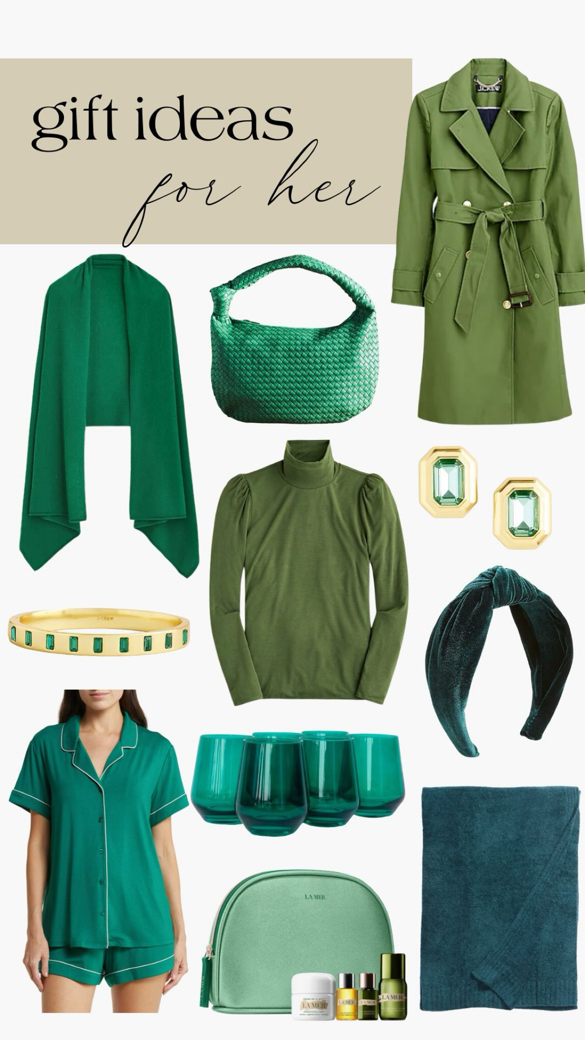 Gift Ideas for Her - Gifts for Her - Green gifts - Christmas gifts for her - Holiday gifts for her 

#LTKGiftGuide #LTKHoliday #LTKSeasonal