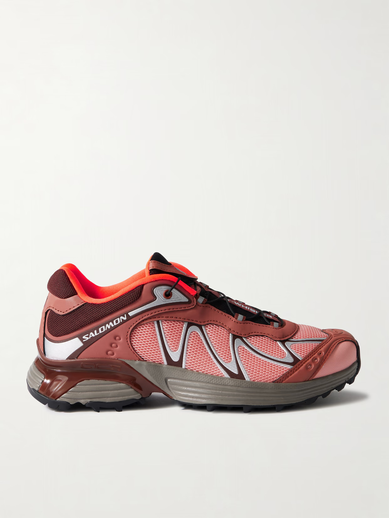 Salomon - Xt-whisper Rubber-trimmed Mesh Sneakers - Red | NET-A-PORTER (UK & EU)