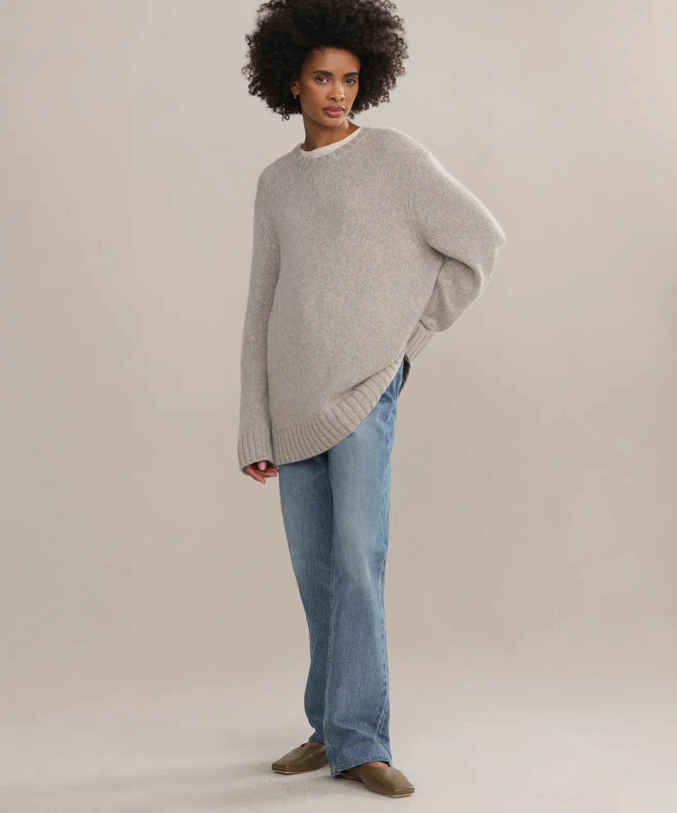 Cashmere Amelia Crewneck | Jenni Kayne