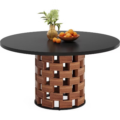 Tribesigns 47" Round Dining Table, Farmhouse Kitchen Table for 4-6 People | Target