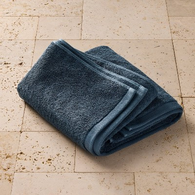Organic Bath Towel Dark Mineral Blue - Casaluna\u2122 | Target