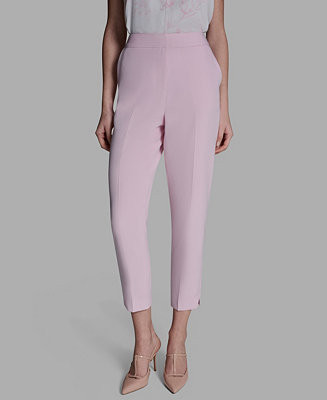 Women's Mid-Rise Slim Pants | Macy's