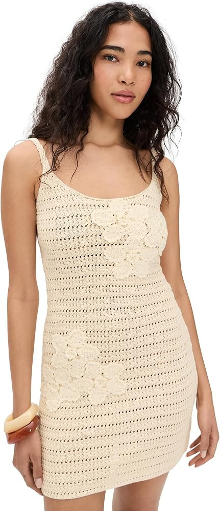 Another Girl Women's Crochet Mini Dress | Amazon (US)