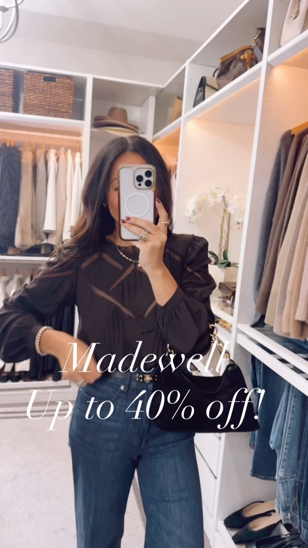 Madewell 30% to 40% off! The off white Darted barrel Jeans I sized down 1 to a 25. Every else is TTS 

#LTKootd #LTKSaleAlert