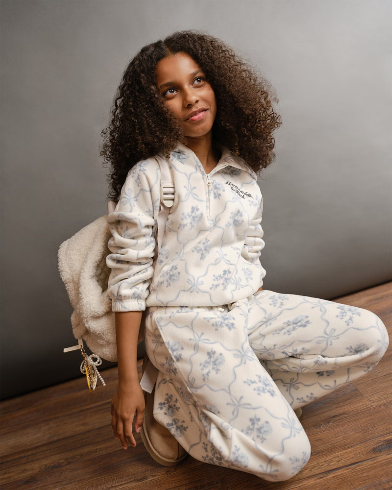 cozy half-zip popover hoodie | Abercrombie & Fitch (US)