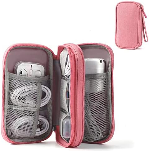 Electronic Organizer Pouch Bag, 3 Compartments Travel Cable Organizer Bag Pouch Portable Electron... | Amazon (US)