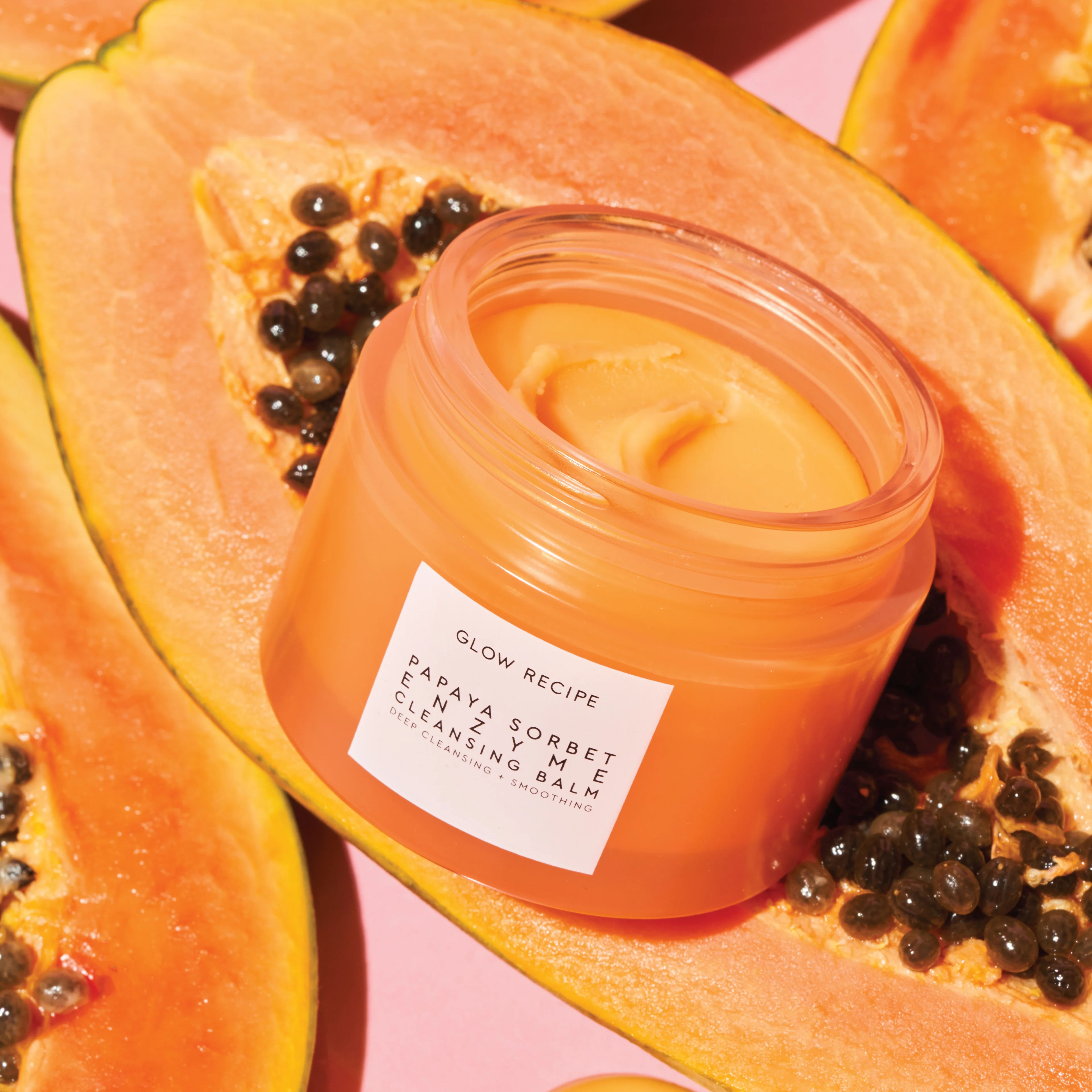 Papaya Sorbet Enzyme Cleansing Balm | Glow Recipe