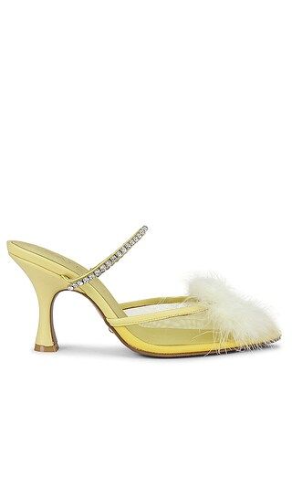 Duke Heel in Pale Yellow | Revolve Clothing (Global)