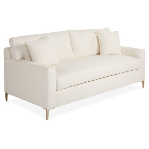 Hinton Sofa, Ivory Crypton | One Kings Lane