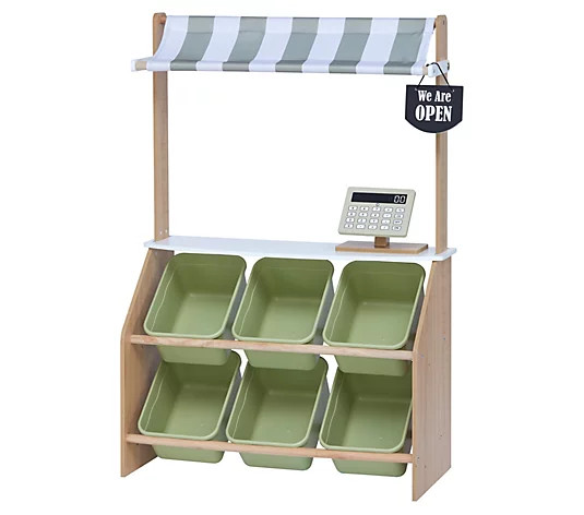 Teamson Kids Little Helper Market Play Stand - QVC.com | QVC