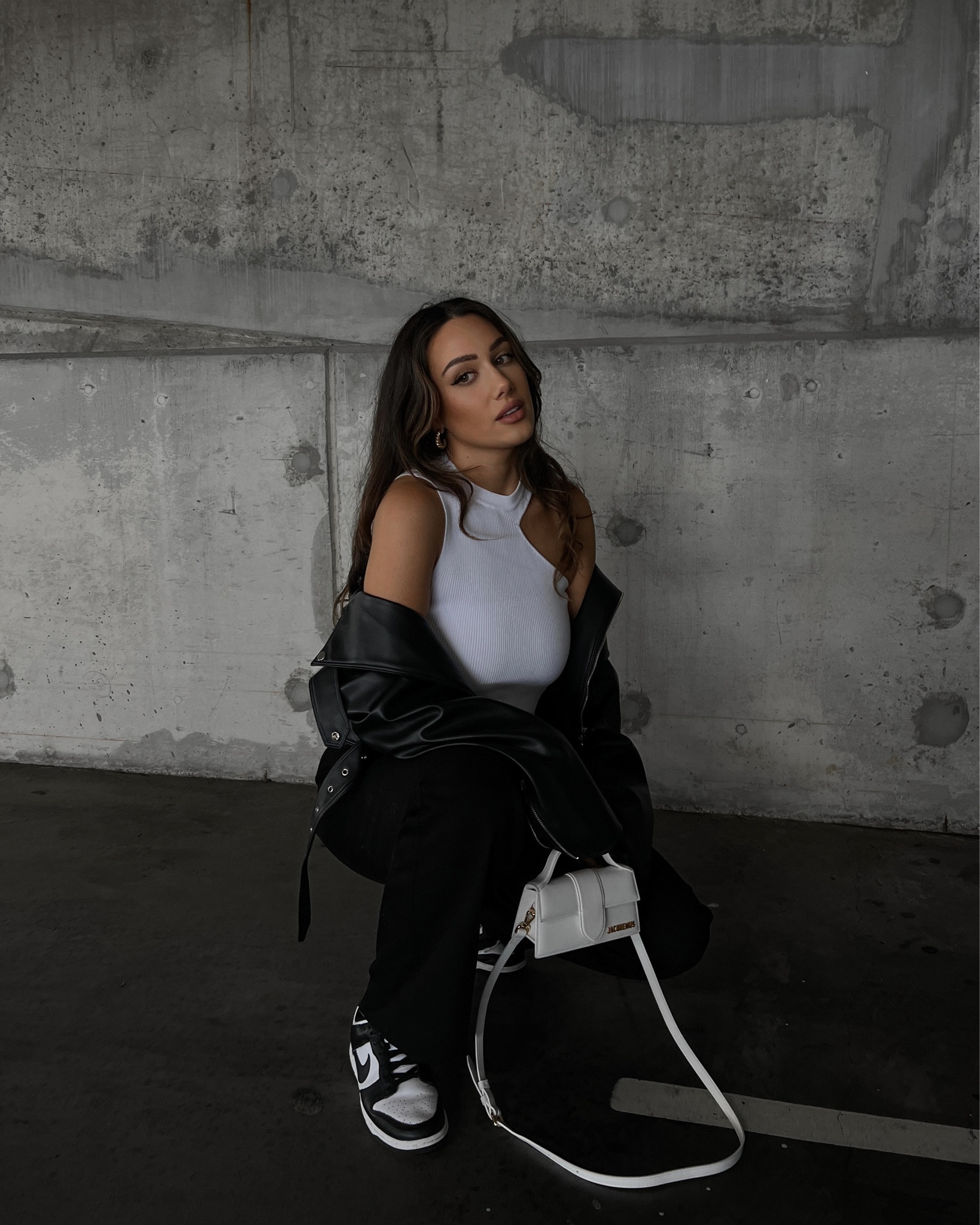 Storets leather jacket, jacquemus bag,m 

#LTKunder100 #LTKunder50 #LTKstyletip