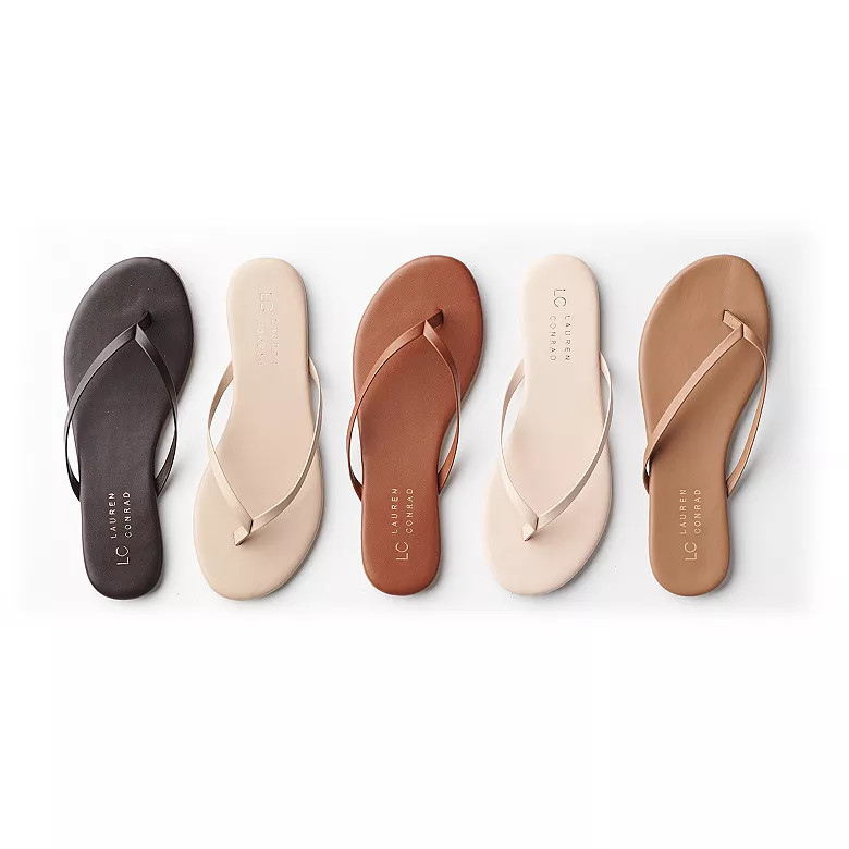 LC Lauren Conrad Honey Women's Flip Flop Sandals | Kohl's