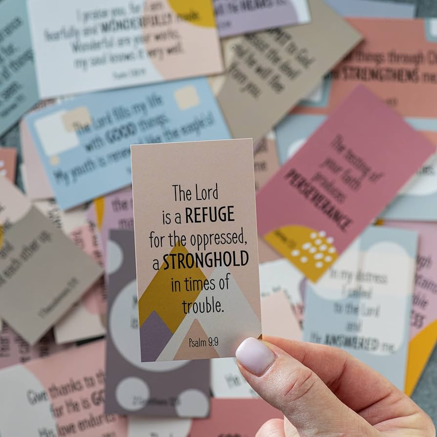 DIVERSEBEE Bible Verse Cards, 60 Unique , Assorted Mini Scripture Encouragement Motivational Insp... | Amazon (US)
