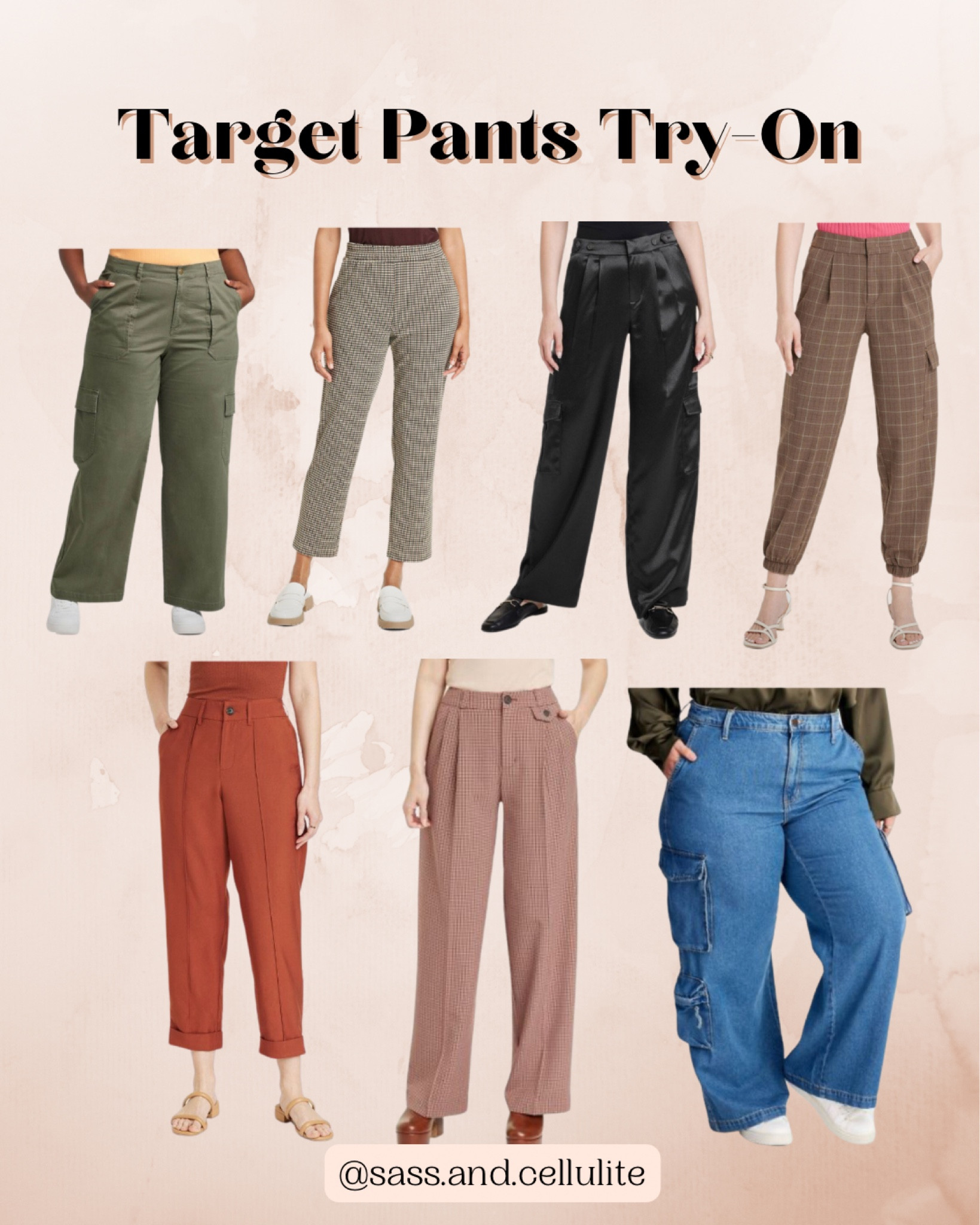 Target fall pants try on as a size 16/18! 

#LTKmidsize #LTKworkwear