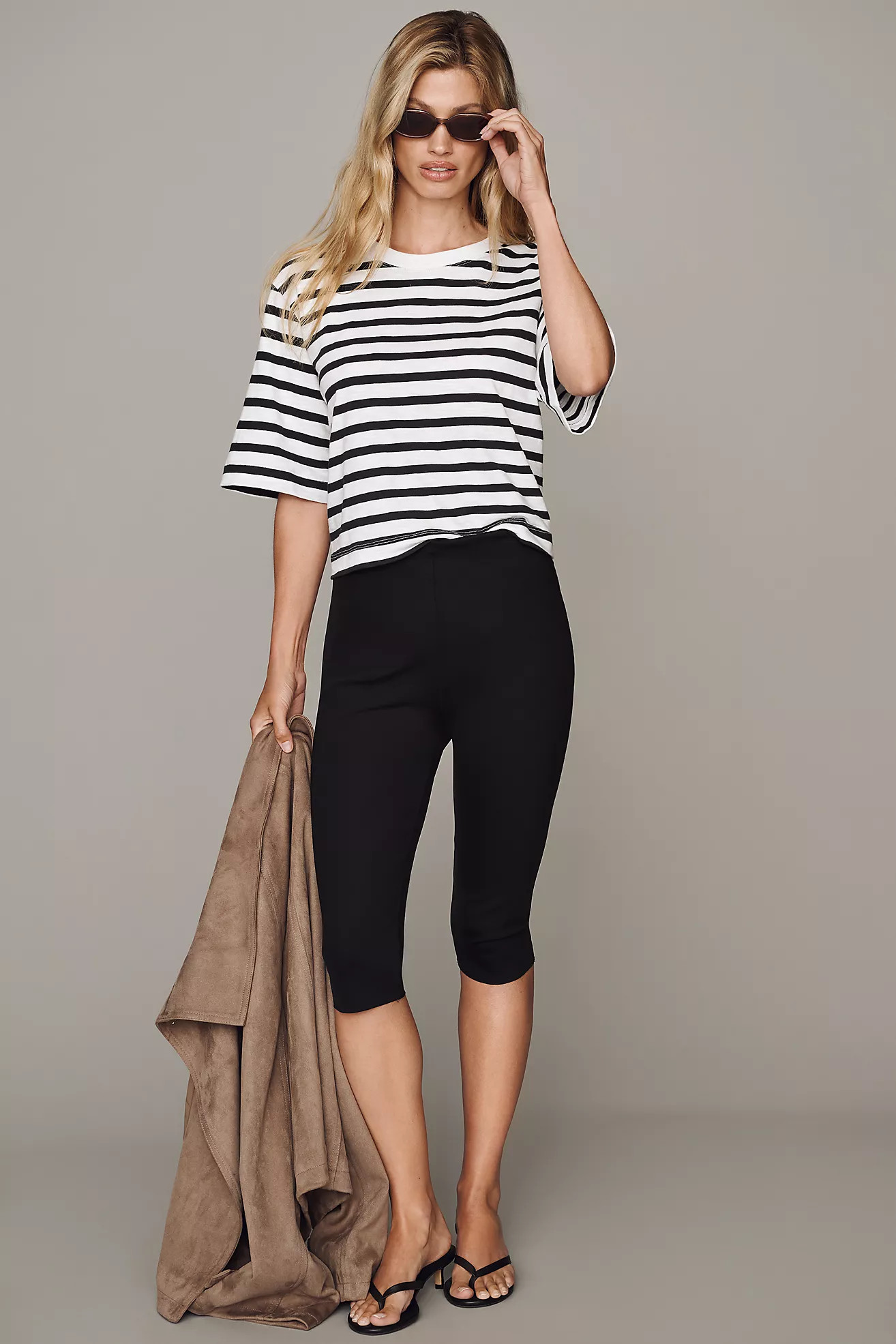 Maeve Corey Cotton Boxy Tee | Anthropologie (US)