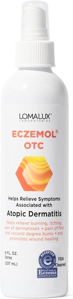 Loma Lux New Eczemol OTC Spray Natural & No Sting Hypochlorous for Eczema, Wounds, Burns, Cuts, R... | Amazon (US)
