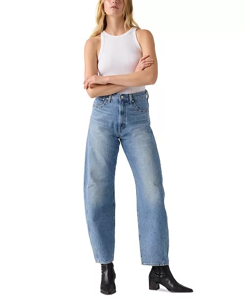 Women's Cinch High-Rise Barrel-Leg Jeans, Macy's Exclusive | Macy's