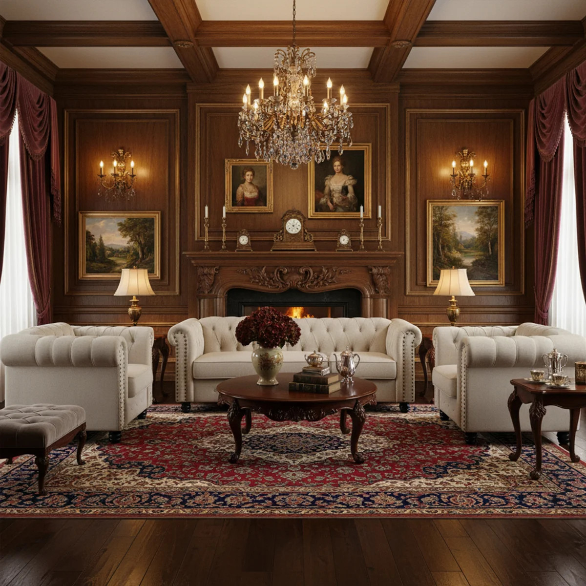 Abdulhameed 3 Pieces Chesterfield Living Room Set | Wayfair North America