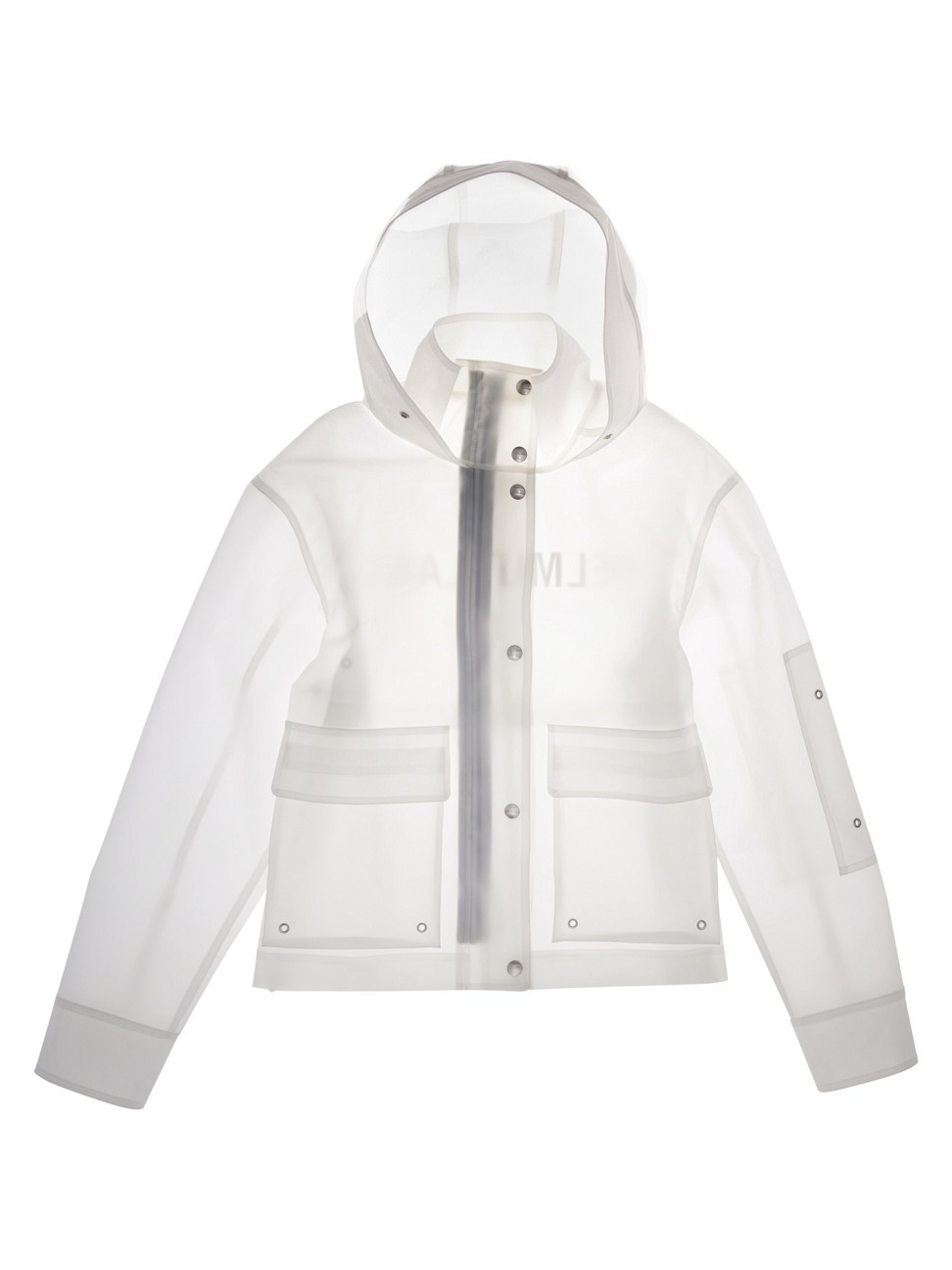 Helmut Lang Women's Vinyl Rain Jacket - Powdered Ecru - Size Medium | Saks Fifth Avenue