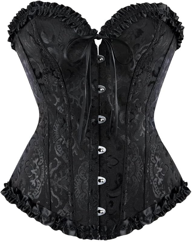 SZIVYSHI Women's Full Breast Corset Top Gothic Vintage Corsage Bustier Corset | Amazon (DE)