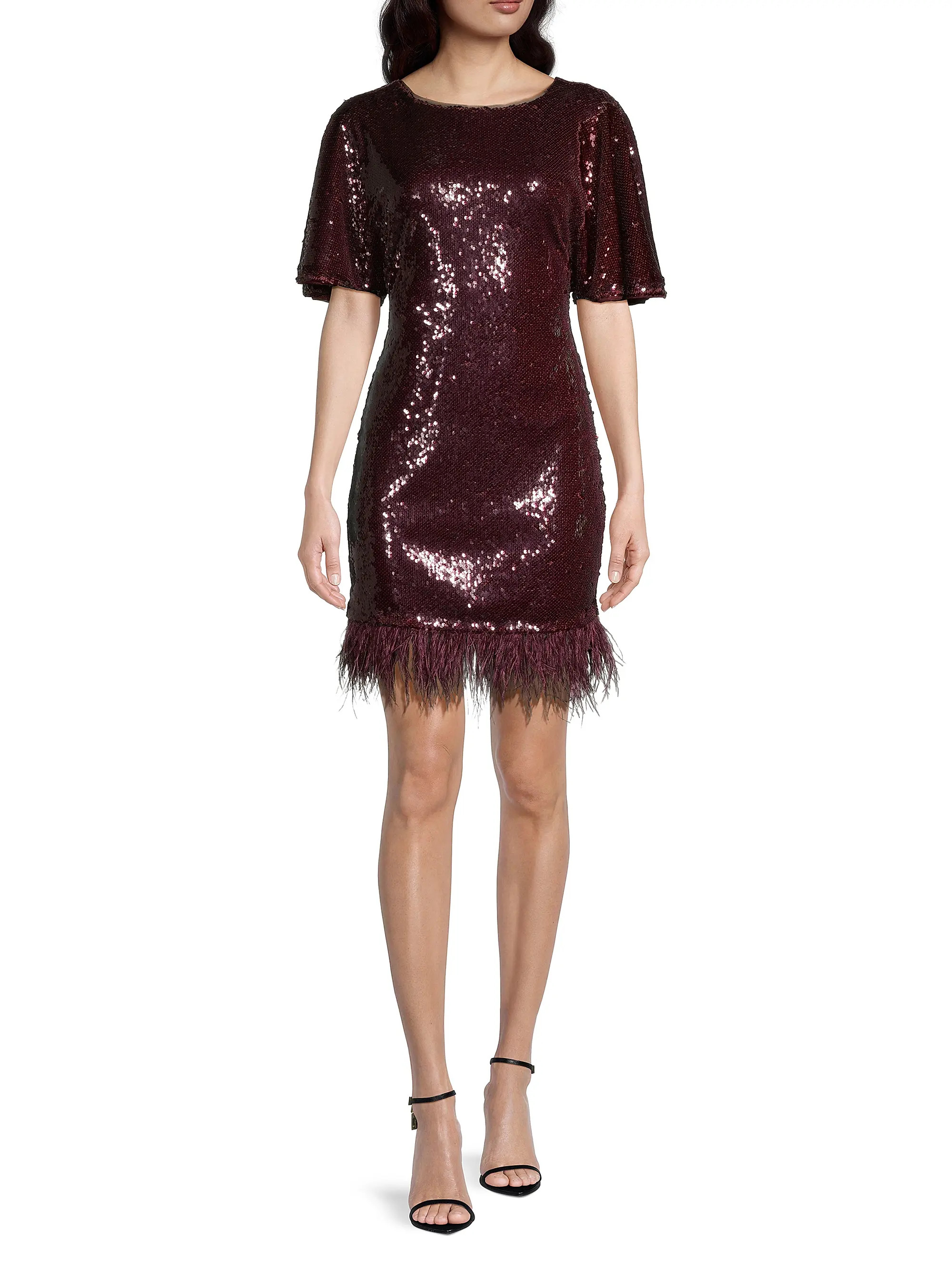 Liv FosterFringe Sequin Minidress | Saks Fifth Avenue