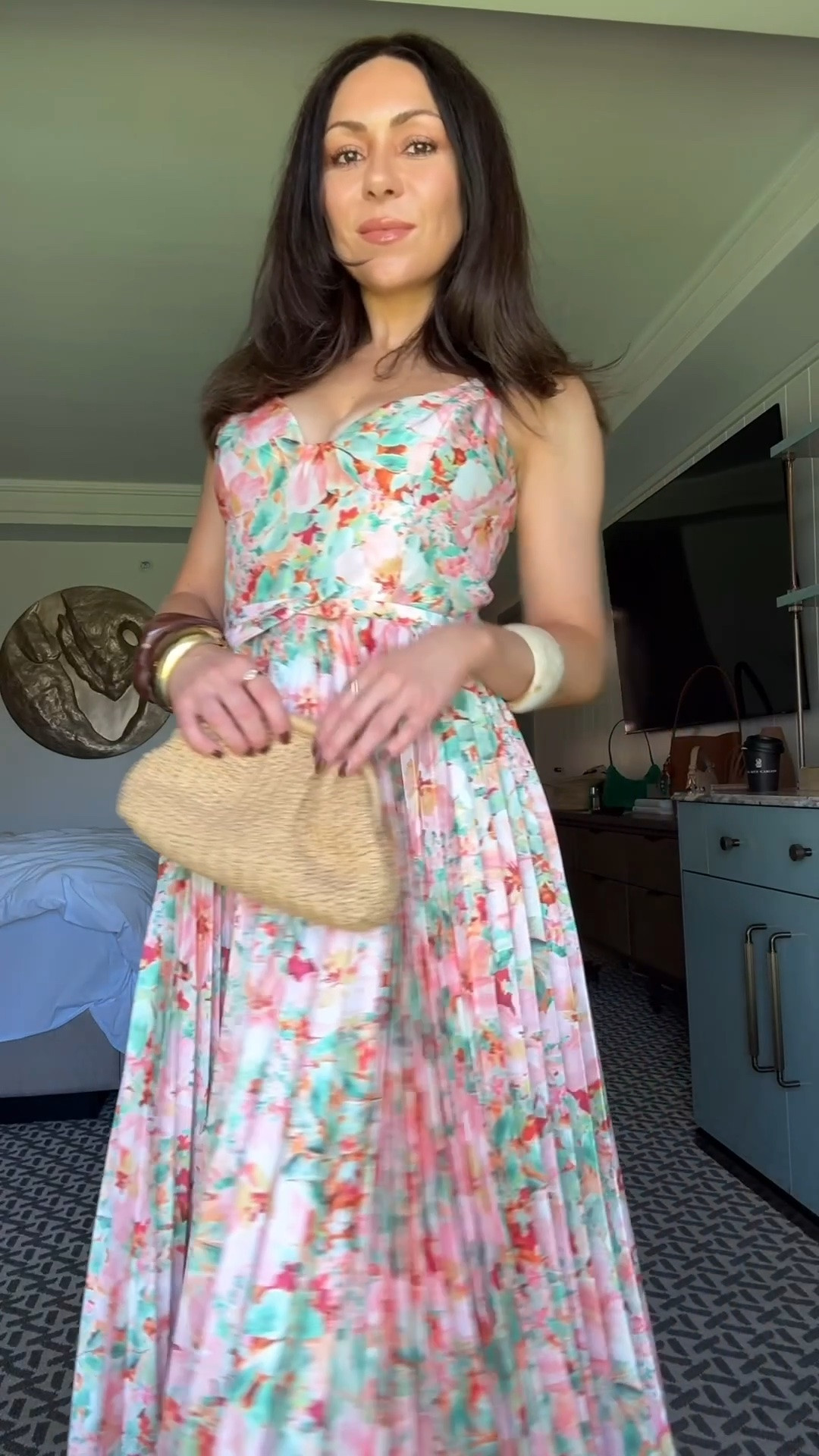 Garden fairy or sunset reception? Would wear to this dress to both!🌷🧚wearing a pleated sweetheart dress by #Hutch

#LTKWedding #LTKPetite #LTKgrwm