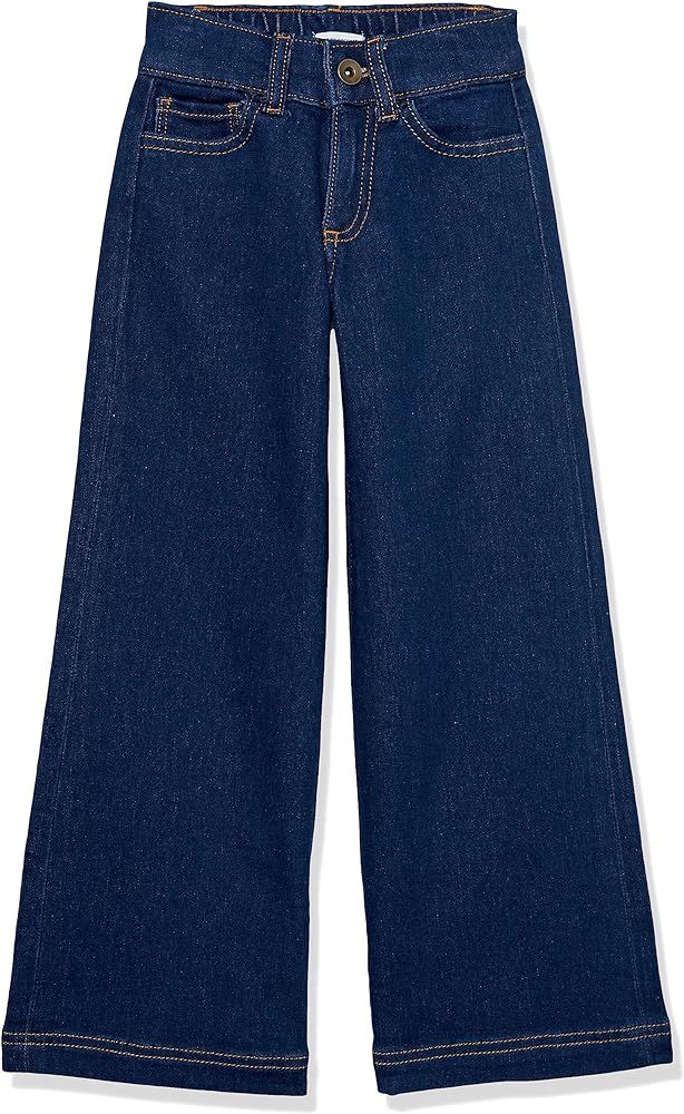 Amazon Essentials Girls and Toddlers' Wide Leg Jeans | Amazon (US)