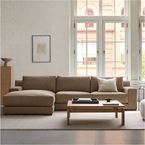 Dalton 2-Piece Chaise Sectional (111"–121") | West Elm (US)