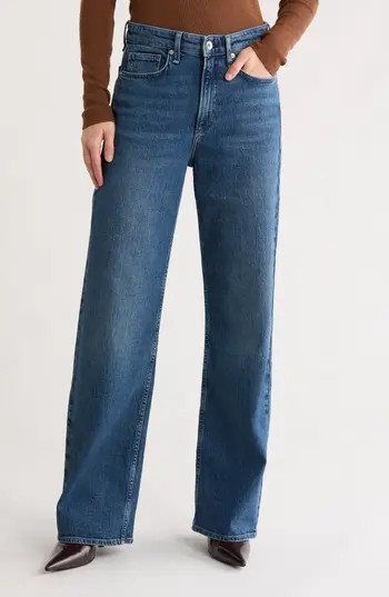rag & bone Lori Mid Rise Wide Leg Jeans in Macon at Nordstrom Rack, Size 24 | Nordstrom Rack
