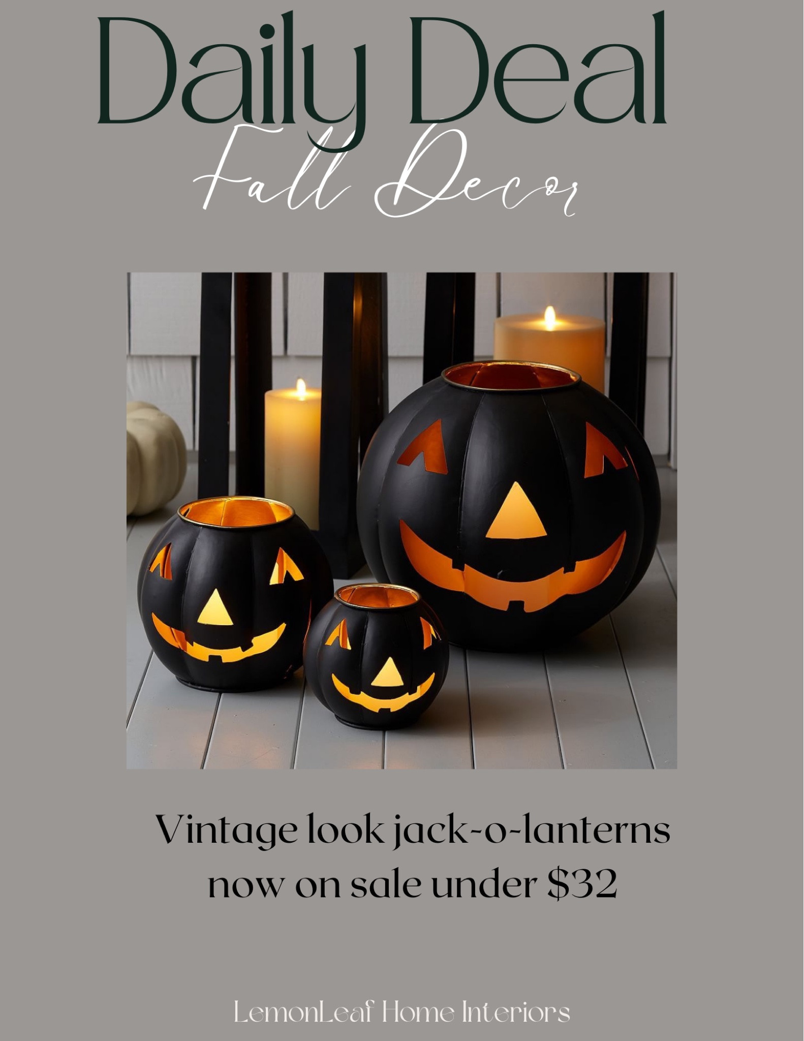Grab these cuties for simple and fabulous Halloween decor! 



#LTKhome #LTKsalealert #LTKHalloween