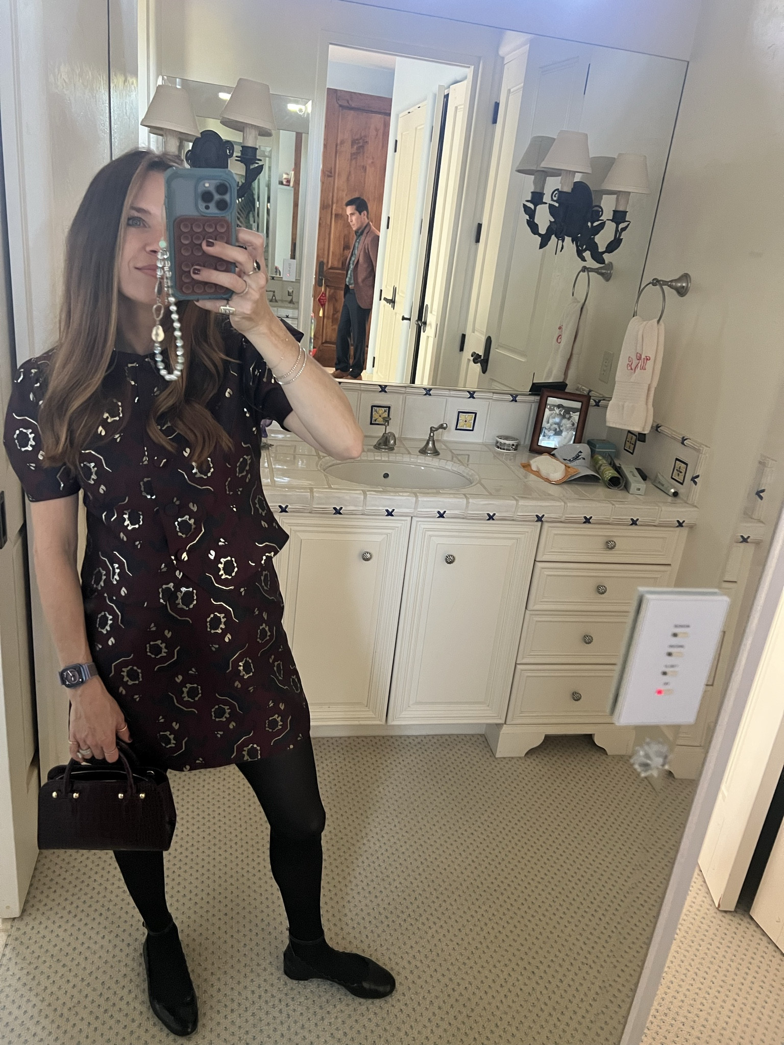 Wedding guest dress, hill house top, quiet luxury, mom outfit, o blood, wine color 

#LTKmomlife #LTKootd #LTKWedding