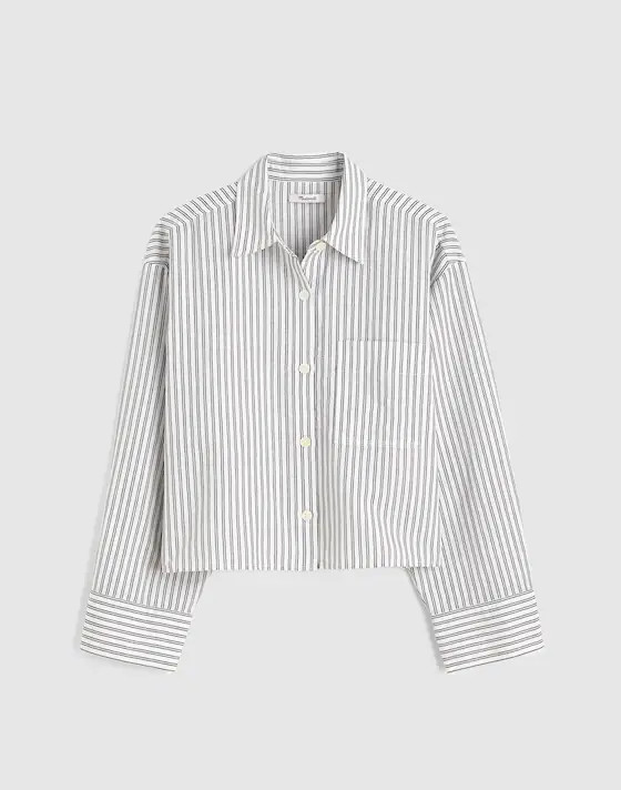 Straight-Hem Shirt in Linen | Madewell