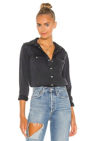 LEVI'S Essential Western Top in Night Is Black 2 from Revolve.com | Revolve Clothing (Global)