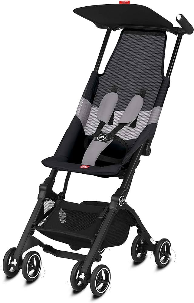 gb Pockit Air All Terrain Ultra Compact Lightweight Travel Stroller with Breathable Fabric in Vel... | Amazon (US)