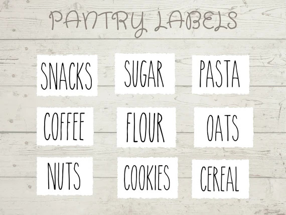 Pantry Labels | Etsy | Etsy (US)