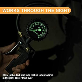 AstroAI Tire Inflator with Pressure Gauge, 100 PSI Air Chuck and Compressor Accessories Heavy Dut... | Amazon (US)