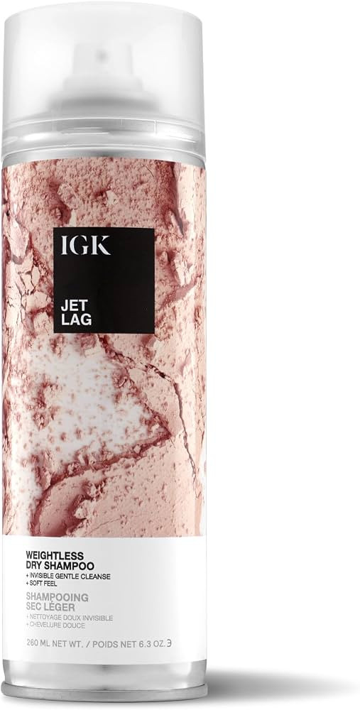 IGK JET LAG Invisible Dry Shampoo | Weightless + Refresh Style | Vegan + Cruelty Free | | Amazon (US)